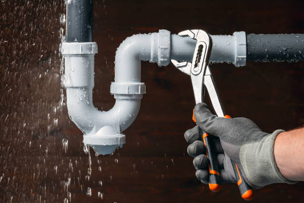 Professional Plumbing technician working in Branford, CT
